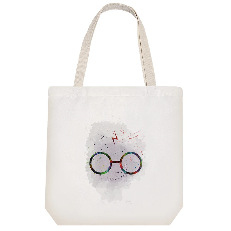 ساک خرید پارچه ای خندالو طرح هری پاتر مدل توت بگ کد 45