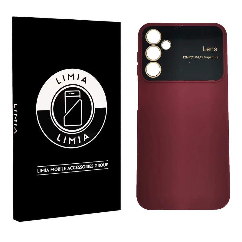 کاور لیمیا مدل کلاسیک ژله ای لنزدار مناسب برای گوشی موبایل سامسونگ Galaxy A54