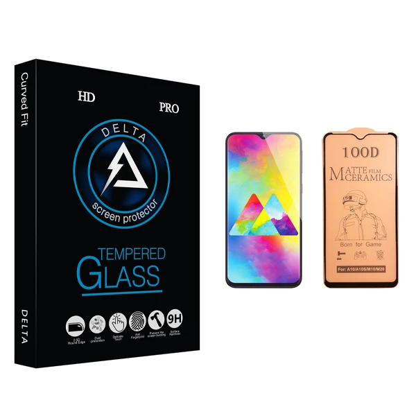 محافظ صفحه نمایش سرامیکی دلتا مدل HD مناسب برای گوشی موبایل سامسونگ Galaxy M20