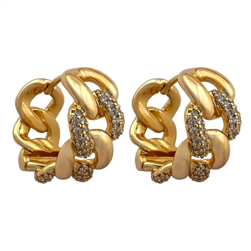 گوشواره زنانه ژوپینگ مدل کارتی کد E4977