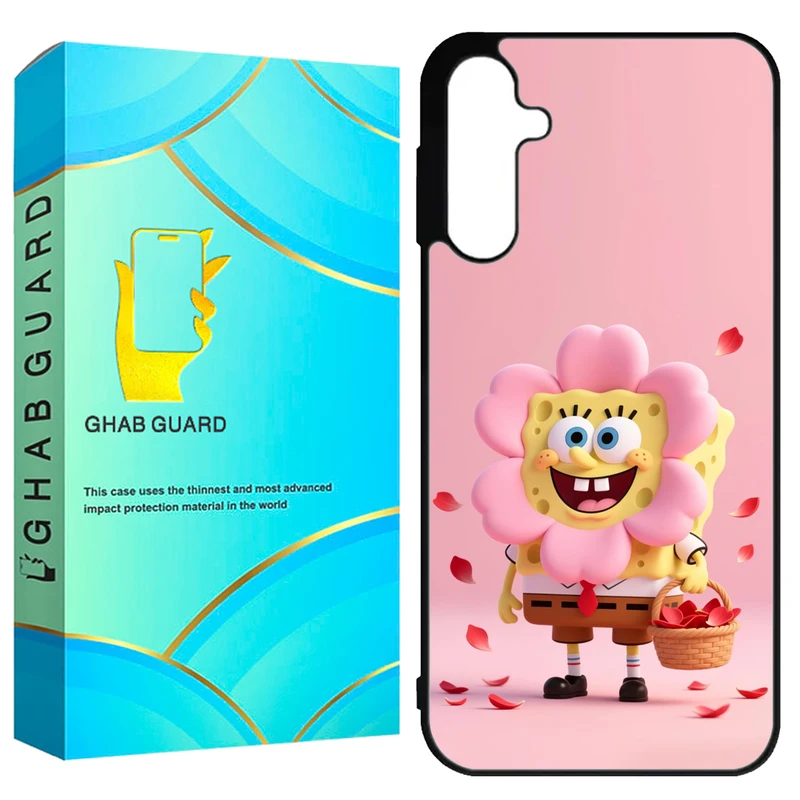کاور قاب گارد طرح باب اسفنجی مدل GCHPA55 مناسب برای گوشی موبایل سامسونگ Galaxy A55 5G 