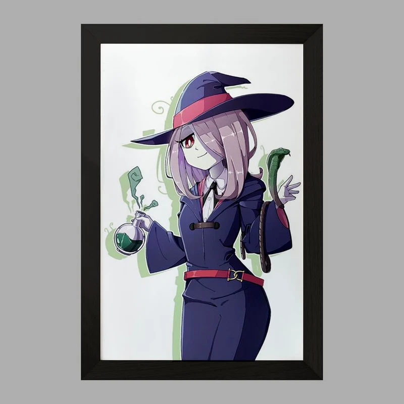 تابلو خندالو مدل سوسی انیمه جادوگران کوچک Little Witch Academia  کد 22846