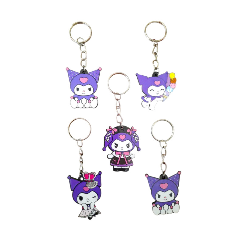 جاکلیدی دخترانه مدل کرومی کد mn22 بسته 10 عددی