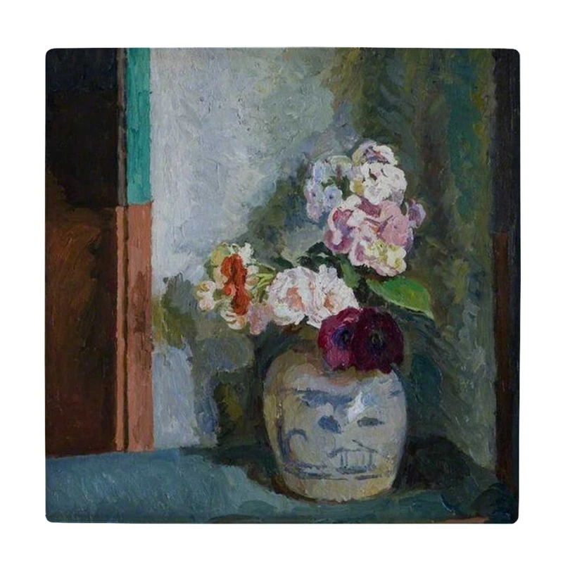 زیر لیوانی  طرح گلدان گل کد    6096851_5292