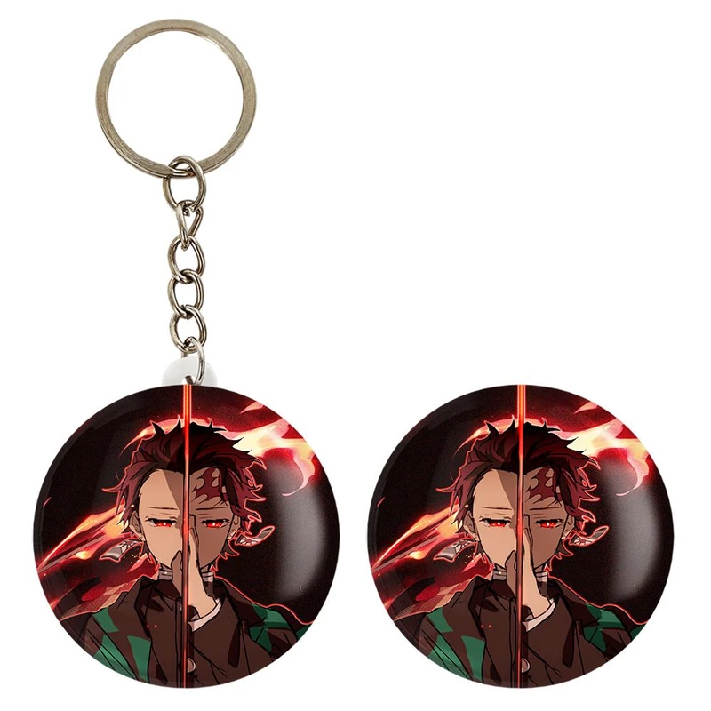 پیکسل خندالو مدل کامادو تانجیرو انیمه شیطان کش کد 27030 به همراه جاکلیدی