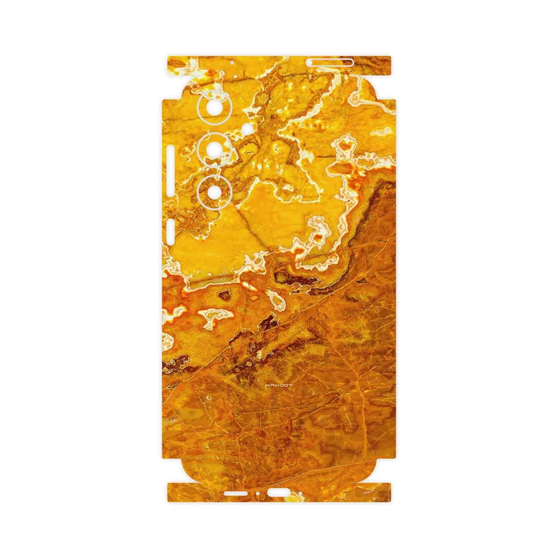 برچسب پوششی ماهوت مدل Gold Marble-FullSkin مناسب برای گوشی موبایل سامسونگ Galaxy A55