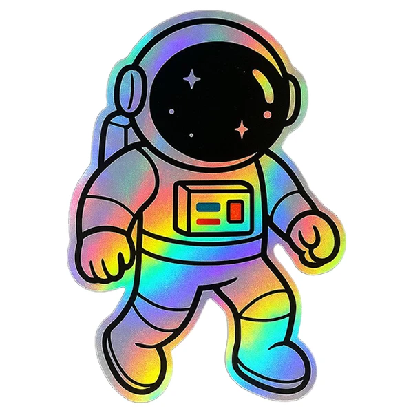   استیکر پارچه و لباس پاد آفرین طرح فضانورد کد 3876