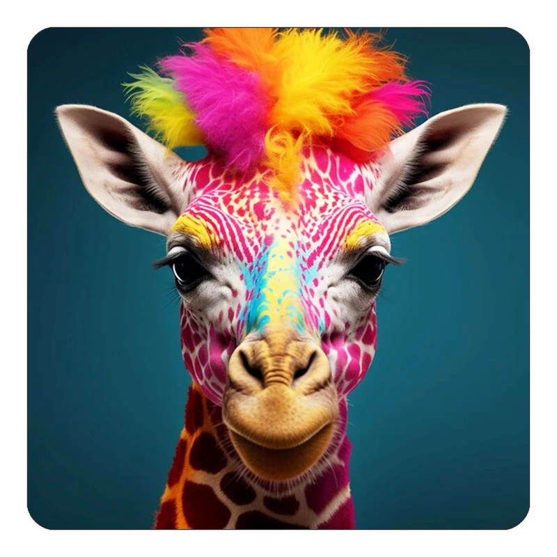 مگنت کاکتی طرح حیوانات رنگی مدل mp25591