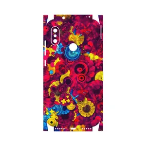 MAHOOT Vector Flower Garden Digital Art-FullSkin Cover Sticker for Xiaomi Redmi Note 6 Pro