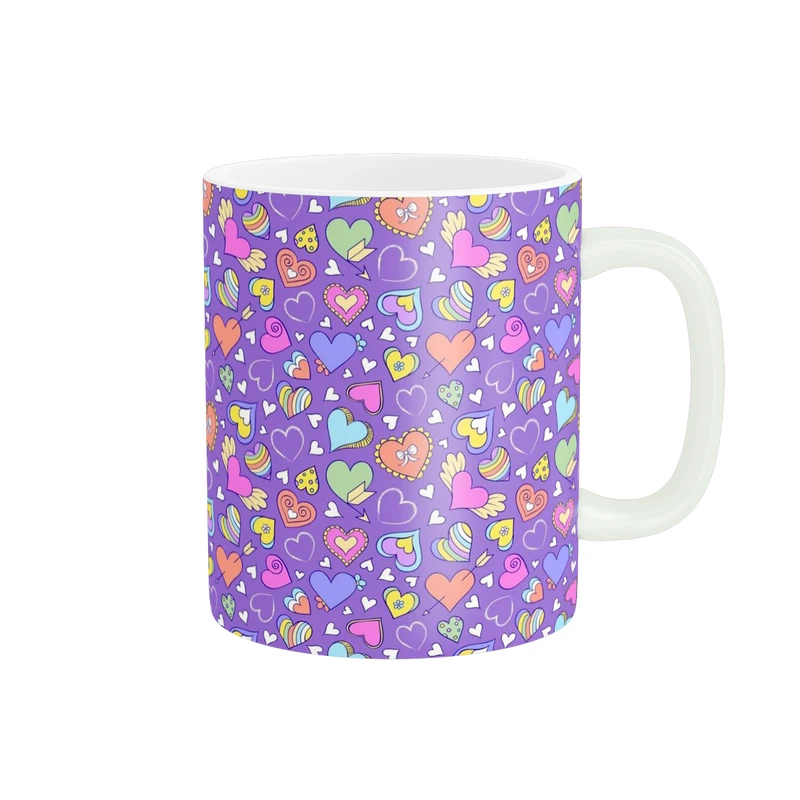 ماگ پاد آفرین طرح قلب کد 1370