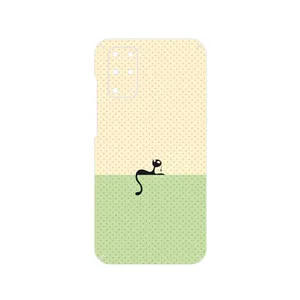 MAHOOT Minimal Internet Cat Icon Cover Sticker for Samsung Galaxy S20 Plus