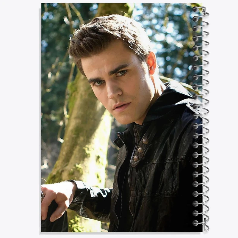 دفتر مشق 50 برگ خندالو مدل استفان سالواتوره خاطرات یک خون آشام The Vampire Diaries کد 23682