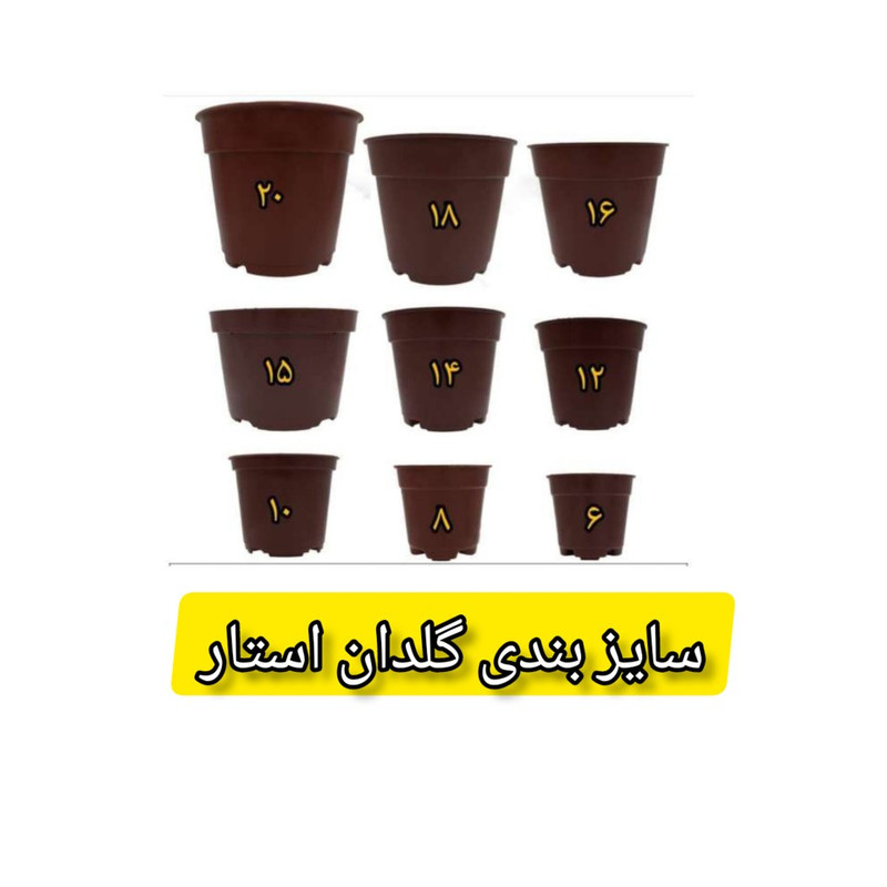 گلدان مدل a06 بسته 49 عددی