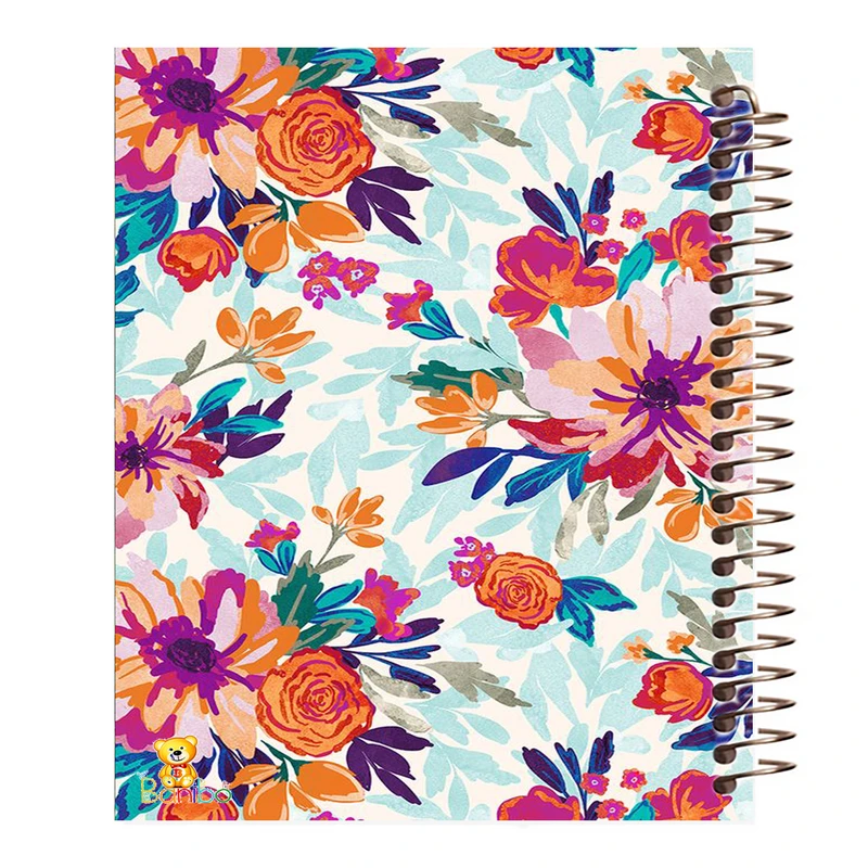 دفتر نقاشی 50 برگ بانیبو مدل گل کد 287