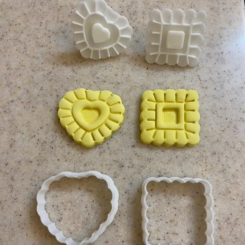 کاتر شیرینی پزی مدل مربایی 3 بسته 4 عددی