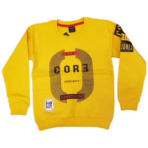 سویشرت پسرانه مدل 1990 01 رنگ زرد