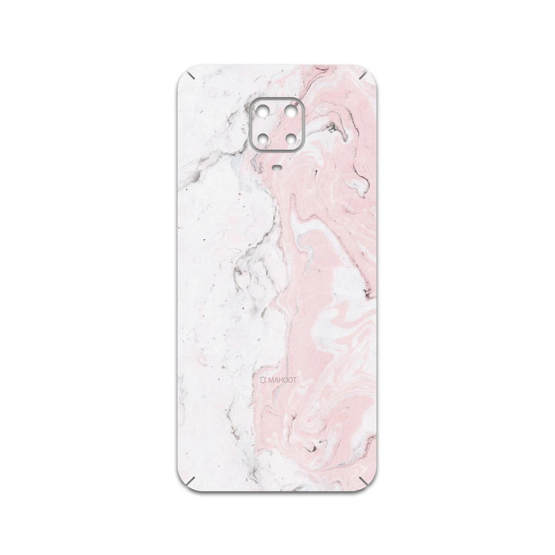 برچسب پوششی ماهوت مدل Blanco-Pink-Marble مناسب برای گوشی موبایل شیائومی Redmi Note 9 Pro