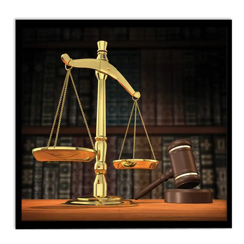 تابلو بکلیت طرح ترازو عدالت مدل B-S1292