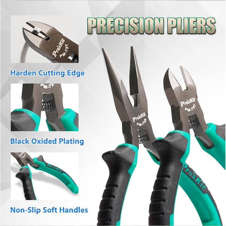 کیف ابزار پروسکیت مدل PK-301 مجموعه 8 عددی