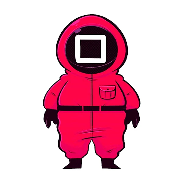 استیکر لپ تاپ طرح سریال Squid Game کد 1115MMIX