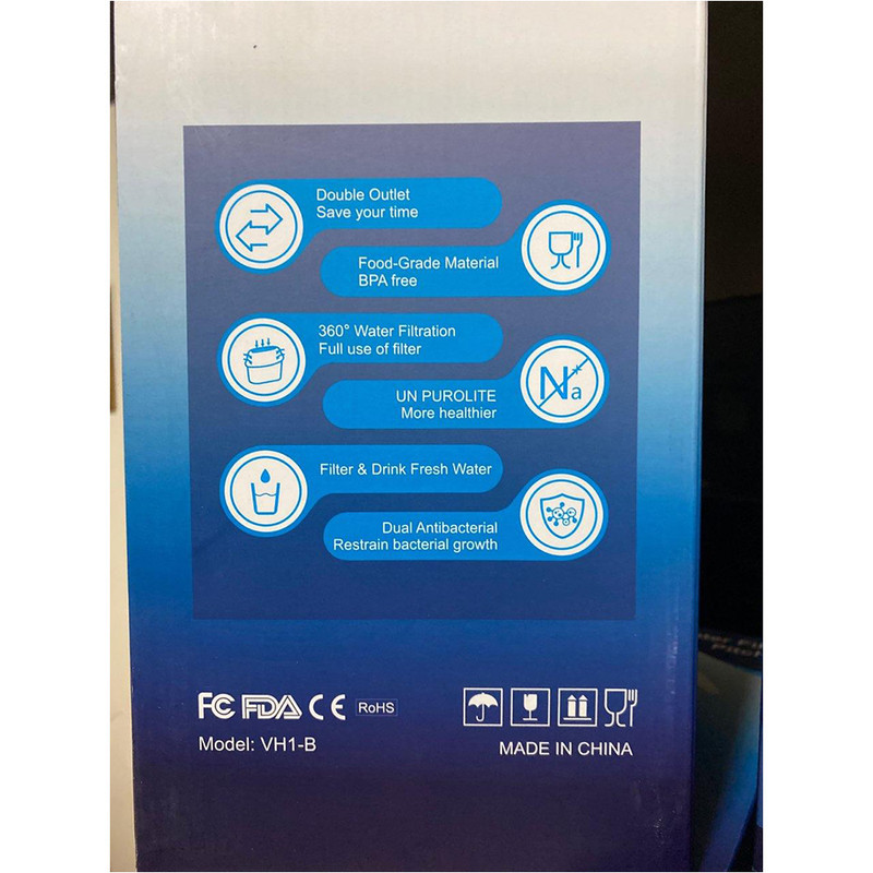 پارچ تصفیه آب ویومی مدل VH1-B