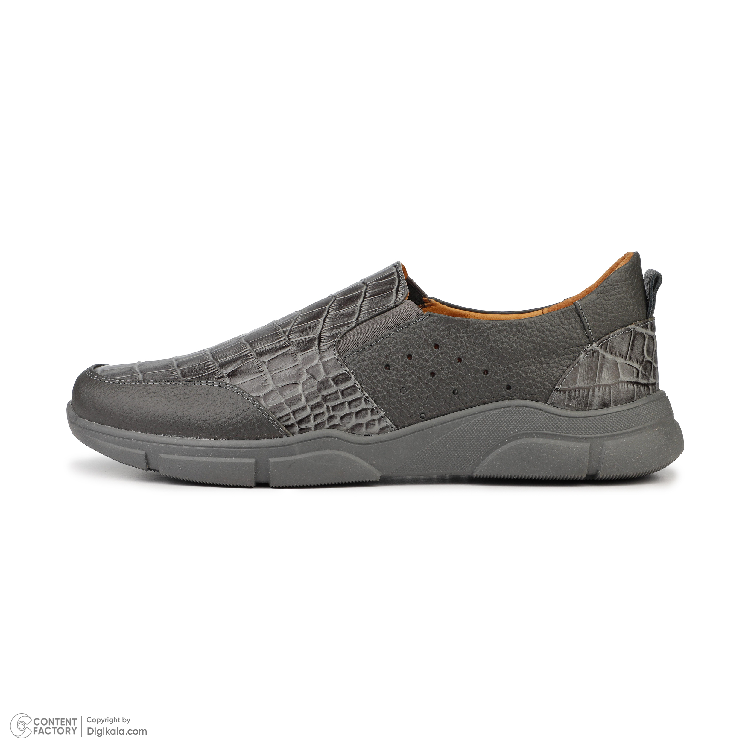 کفش روزمره زنانه کایا چرم مدل K202-corco-gray