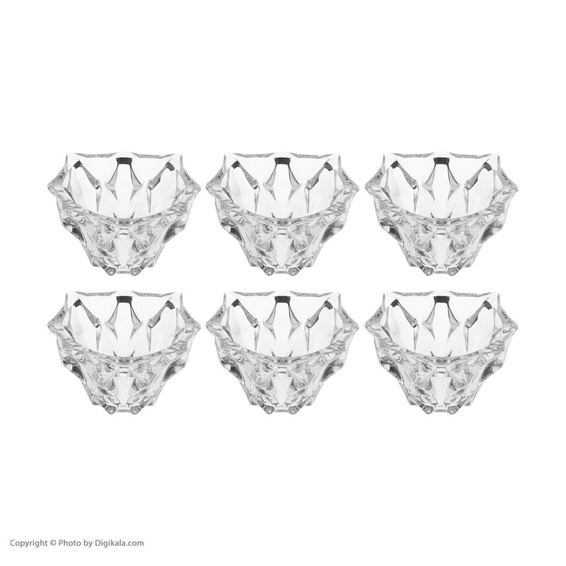 پیاله این کریستال مدل تیتانو کد IC17322200W بسته شش عددی