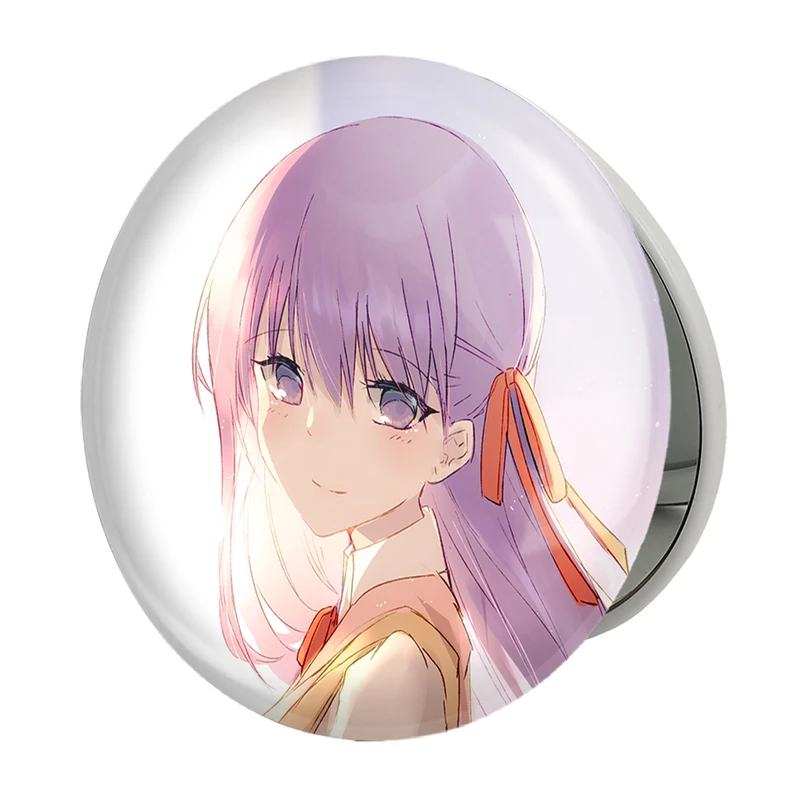 آینه جیبی خندالو طرح ساکورا انیمه فیت استی نایت Fate Stay Night مدل تاشو کد 22786 