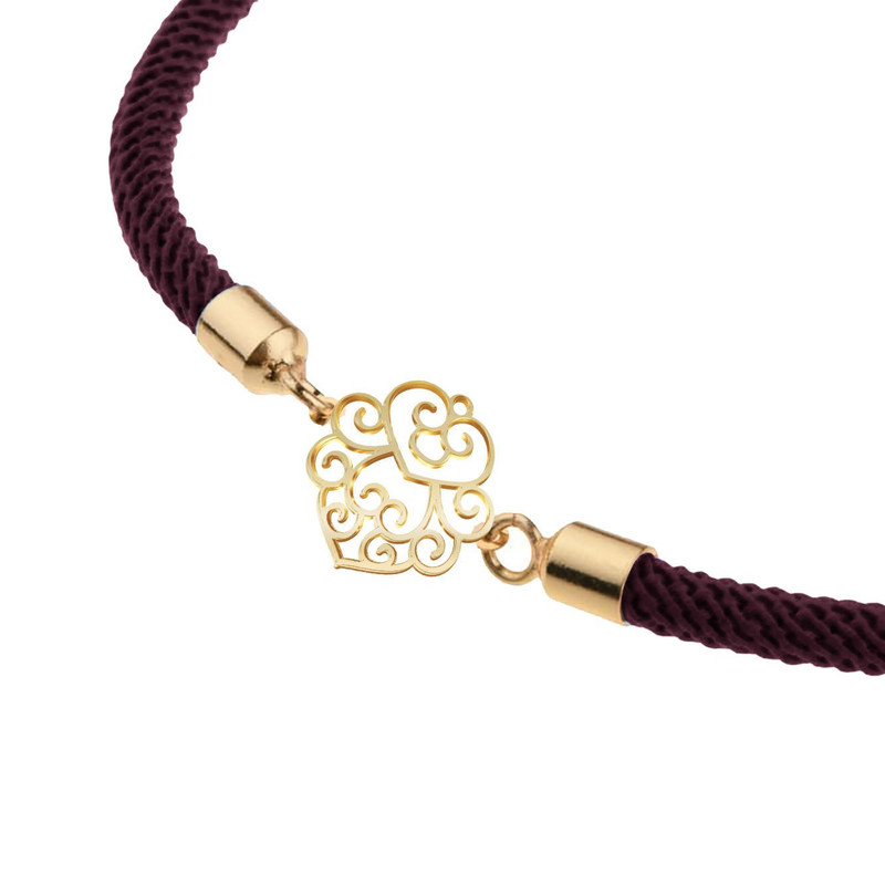 دستبند طلا 18 عیار زنانه مدوپد مدل اسلیمی کد D11-10460