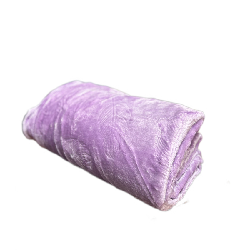 پتو مسافرتی 1 نفره طرح گل مدل برجسته سایز 220x150 سانتیمتر