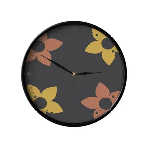 ساعت دیواری مدوپد طرح حرف‌باران زرد مدل png00110