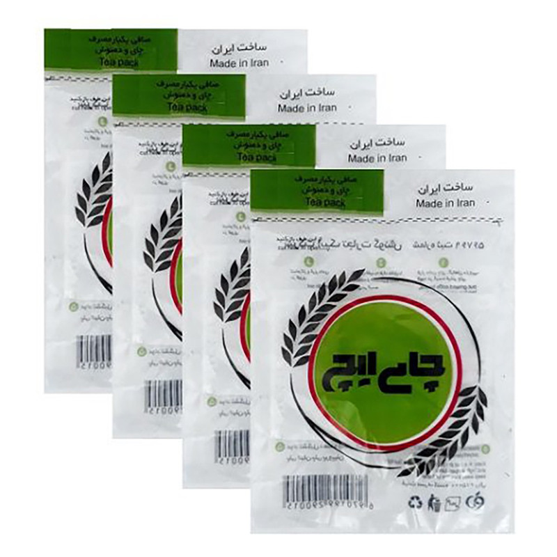 فیلتر چای ایچ مدل کیسه ای 4 بسته 60 عددی