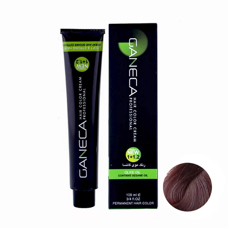 رنگ مو گانسا شماره C6 حجم 100 میلی لیتر رنگ بلوند دودی تیره
