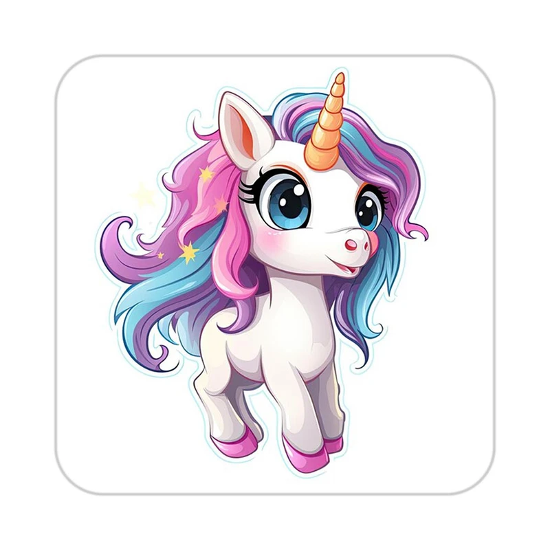 زیر لیوانی کاکتی طرح اسب تک شاخ و یونیکورن مدل mp30534