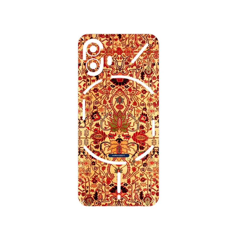برچسب پوششی ماهوت مدل Persian_Carpet_Yellow مناسب برای گوشی موبایل ناتینگ Phone 2