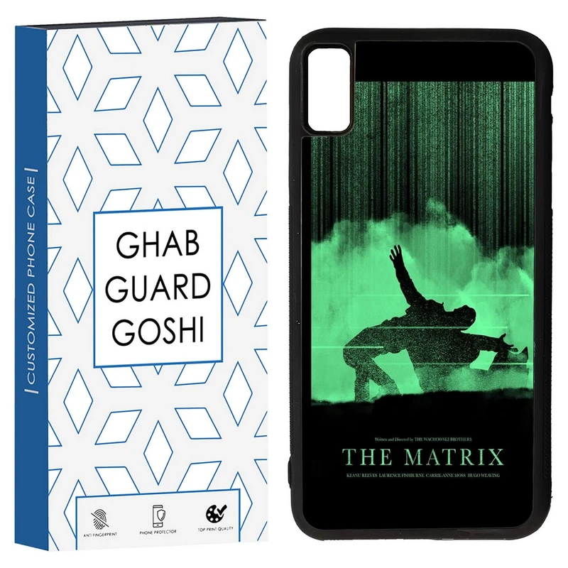 کاور قاب گارد گوشی طرح ماتریکس کد TPU-218 مناسب برای گوشی موبایل اپل Iphone XS MAX/ .X MAX