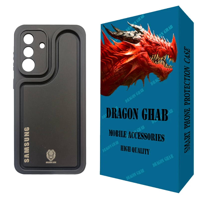 کاور دراگون قاب مدل سولدا طرح LION مناسب برای گوشی موبایل سامسونگ Galaxy A56