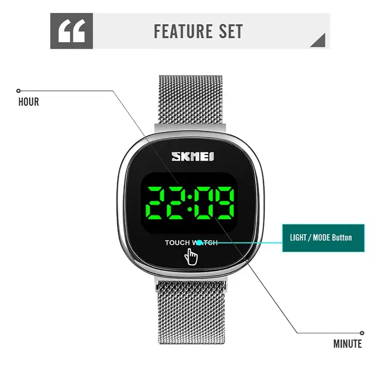 ساعت مچی دیجیتال اسکمی مدل 1589S