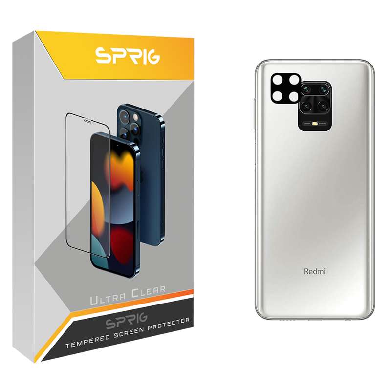 محافظ لنز دوربین اسپریگ مدل LNSP مناسب برای گوشی موبایل شیائومی Redmi Note 9s / Note 9 Pro