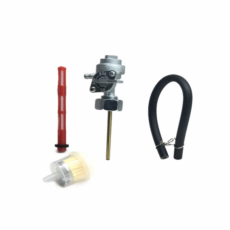 کیت شیر بنزین موتور سیکلت ام دی اچ مدل CDI - 125_ FUEL COCK  مجموعه 4 عددی