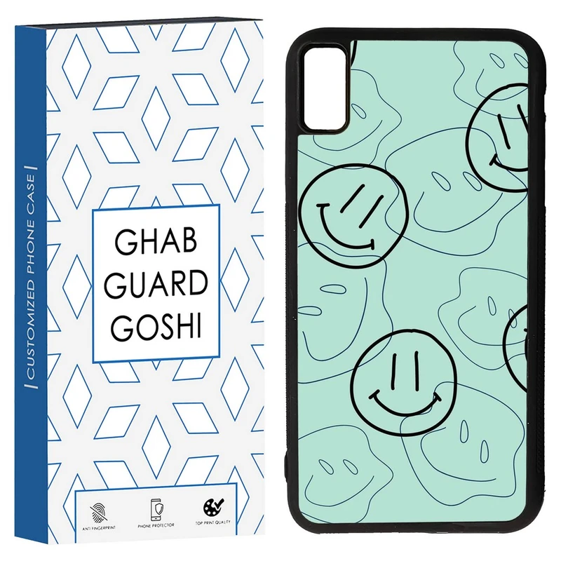 کاور قاب گارد گوشی طرح خوشحال کد TPU-245 مناسب برای گوشی موبایل اپل Iphone XS MAX/ X MAX