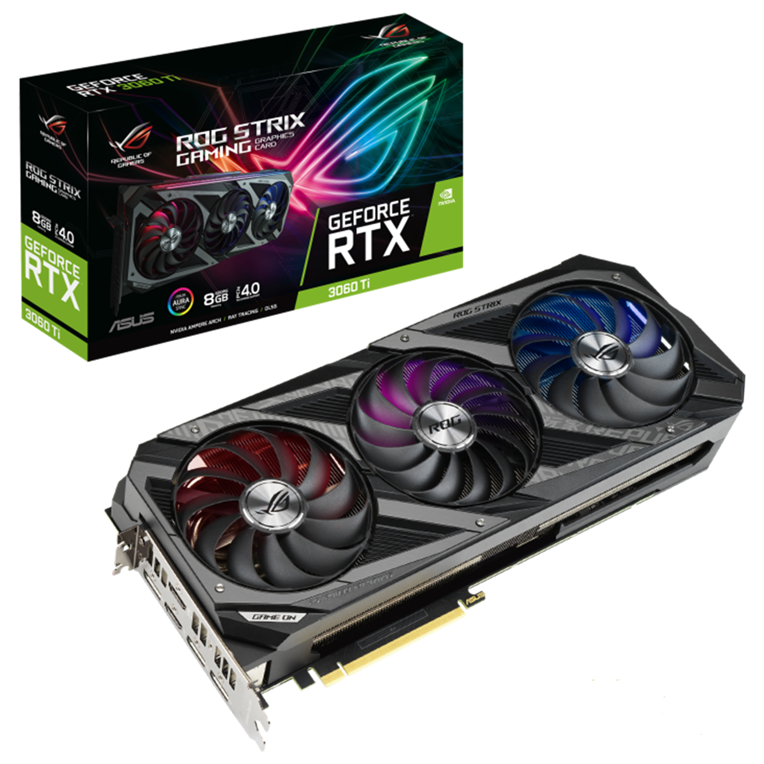 کارت گرافیک ایسوس مدل ROG STRIX RTX 3060 TI 8G GAMING