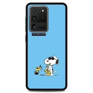 AKAM AMCWSGS20U-SNOOPY14 Cover For Samsung Galaxy S20 Ultra