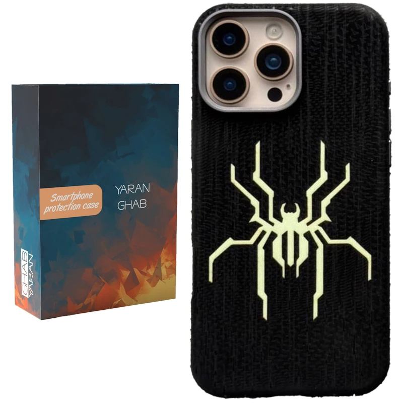 کاور قاب یاران مدل اسپایدر من جیر مناسب برای گوشی موبایل اپل iPhone 14 Pro 