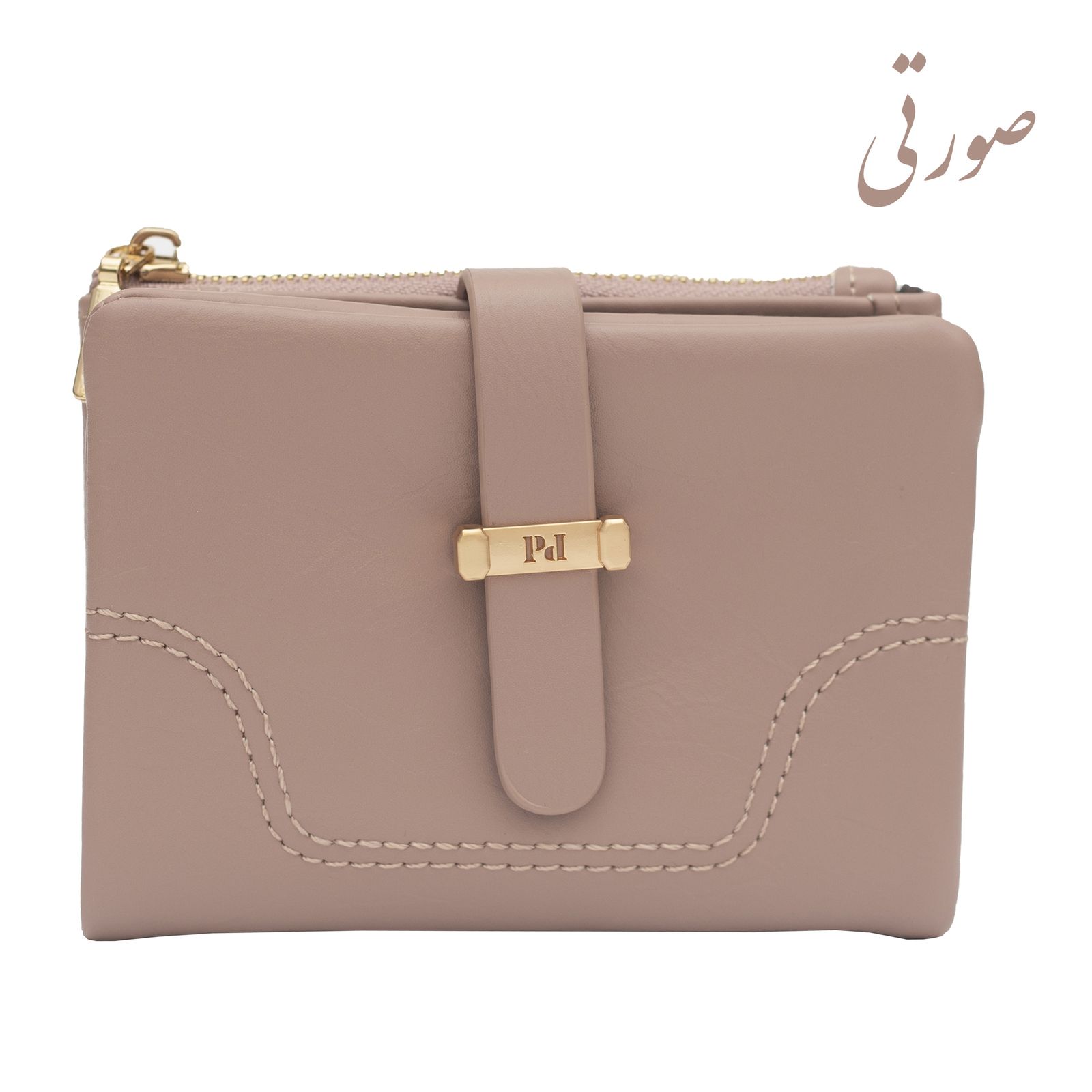 کیف پول زنانه پرتیزس مدل دوخت کد 2020047 -  - 2