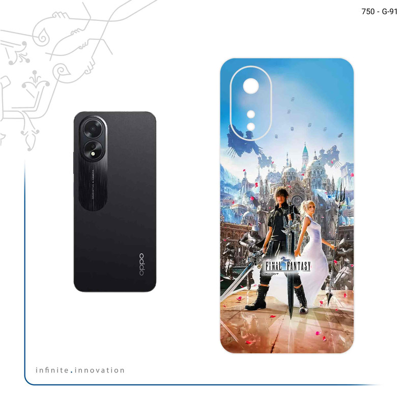 برچسب پوششی ماهوت مدل Final Fantesy Game Series مناسب برای گوشی موبایل اپو A38