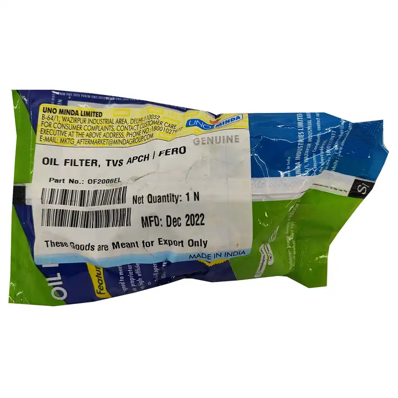 فیلتر روغن موتور سیکلت اونو میندا مدل Ravan 200 مناسب برای تریل روان