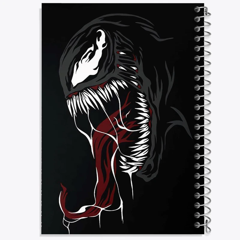 دفتر مشق 100 برگ خندالو طرح ونوم Venom کد 27315