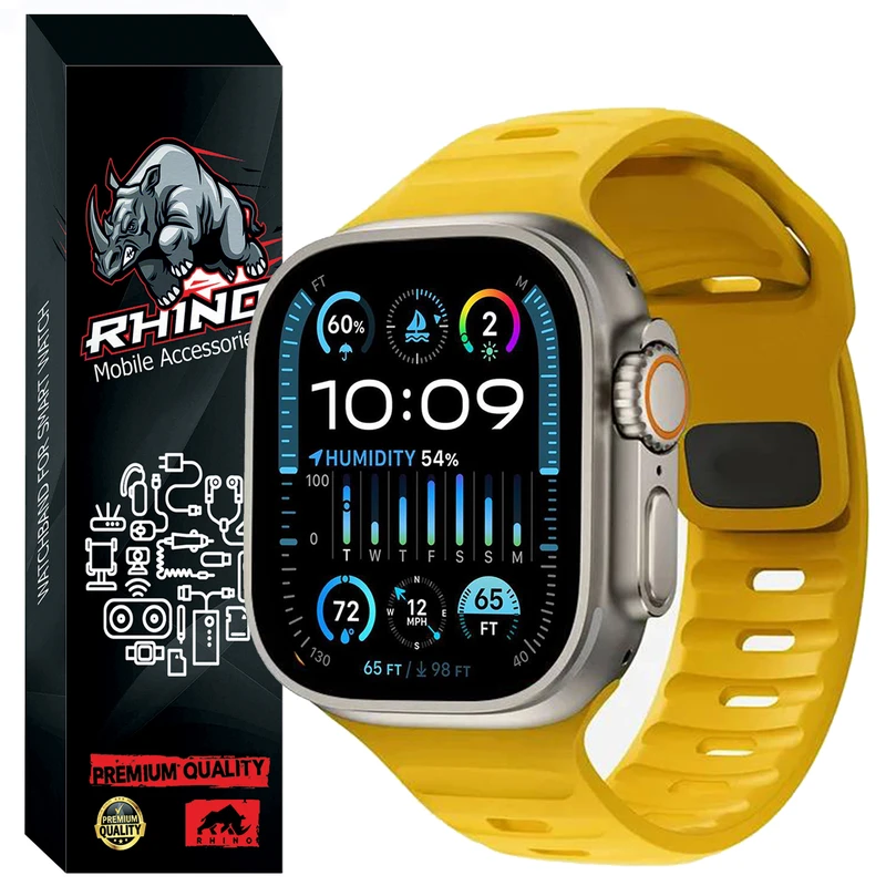 بند راینو مدل Rugged مناسب برای اپل واچ Ultra / Ultra 2 49 میلی متری