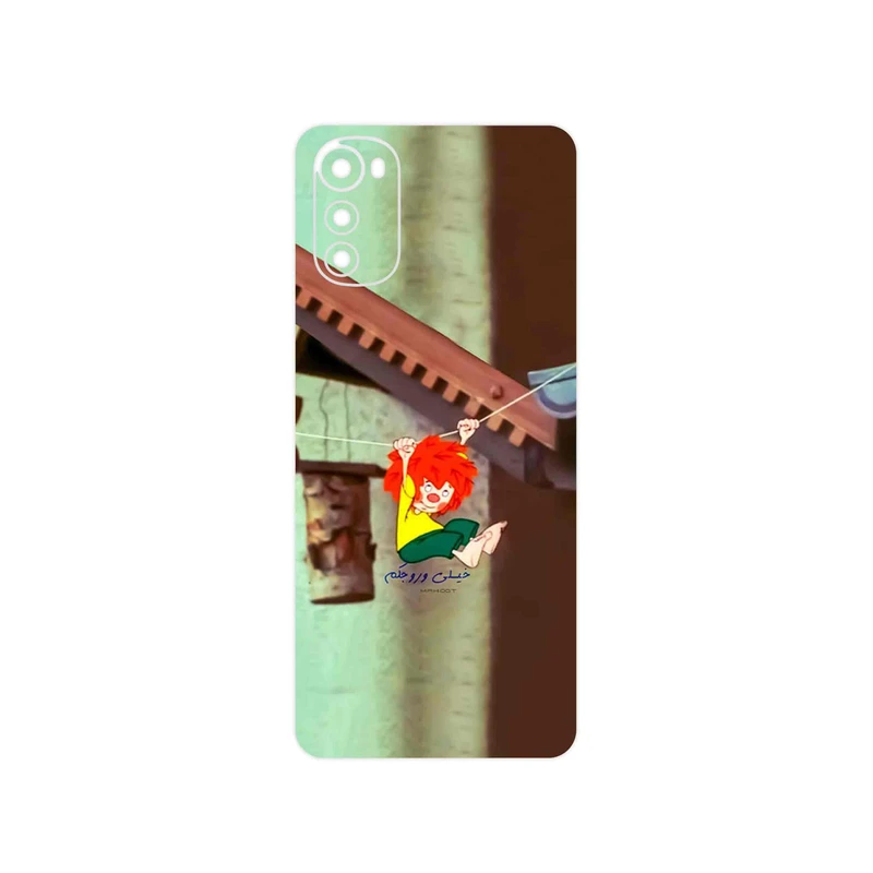 برچسب پوششی ماهوت مدل Meister Eder und sein Pumuckl مناسب برای گوشی موبایل موتورولا Moto E32s
